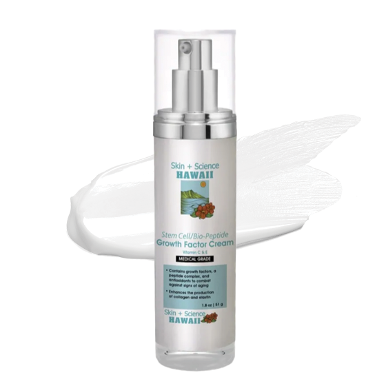 This unique and creative formulation, containing human growth factors, a peptide complex, and antioxidants, combats against signs of aging, enhances the production of collagen and elastin, and rejuvenates the skin. Replenish the fatty acids needed to hydrate the skin and restore its youthful appearance.