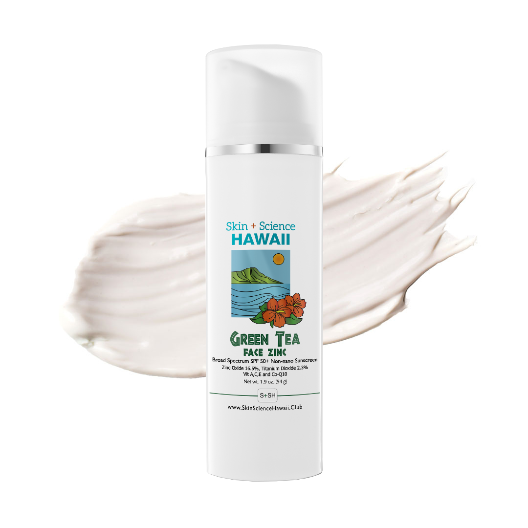 Sheer, broad spectrum UVA/UVB SPF 50+ sunscreen delivers ultra-light, quick absorbing, non-whitening protection; Moisturizing formula with powerful hydrators; Antioxidant enriched to provide exceptional protection and quench free radicals; Tinted from concentrated levels of Green Tea Polyphenols.